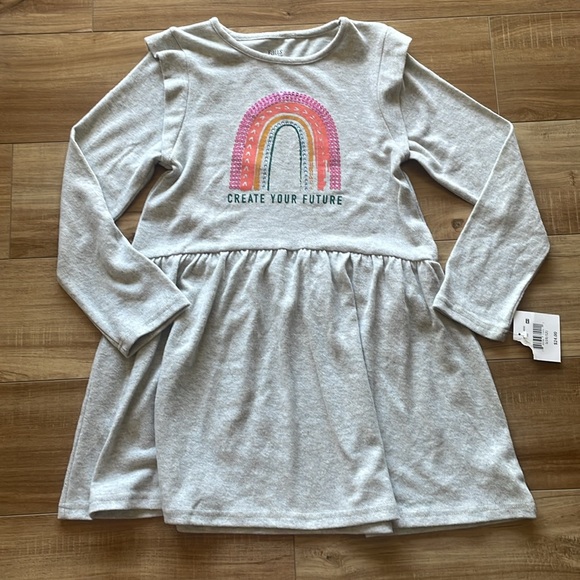 NWT Falls Creek Girls Embellished Rainbow Dress (Large: 10-12) - Picture 2 of 9